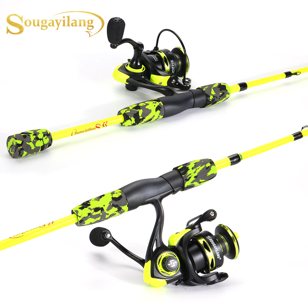 Fishing Rod Combo - Sougayilang Spinning Fishing Combo Asta in