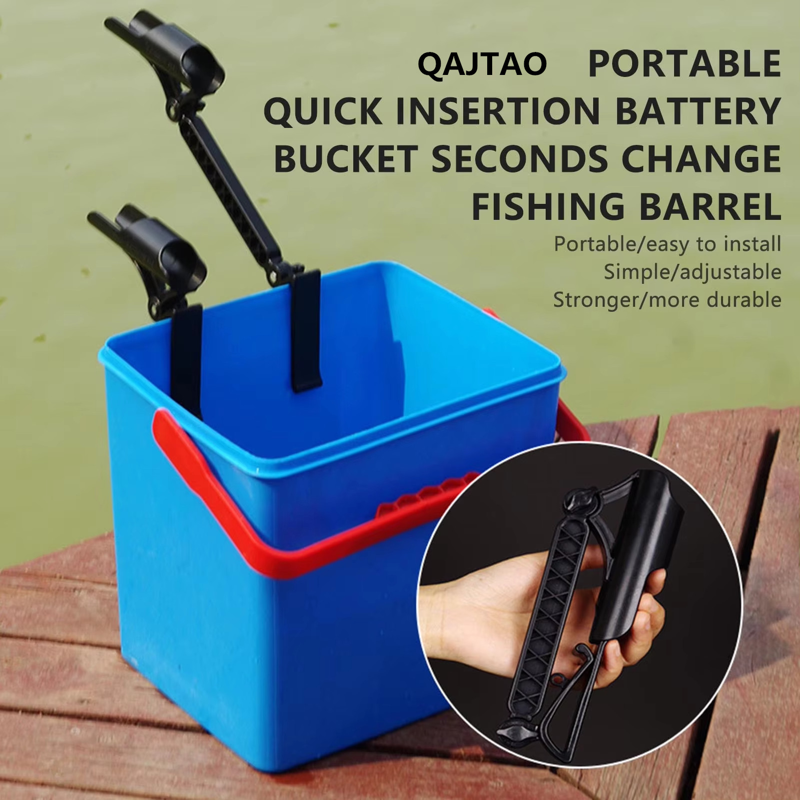 Portacanne da pesca QAJTAO 10- - Fishing Rod Rack recensione e prezzo