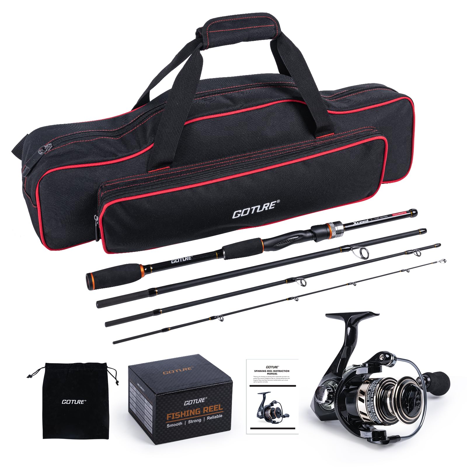 Goture Set Portatile Canna da  - Fishing Rod Combo recensione e prezzo