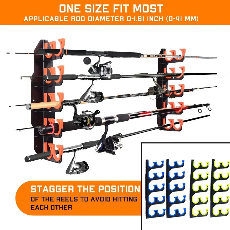 Portacanne da pesca da parete  - Fishing Rod Rack recensione e prezzo