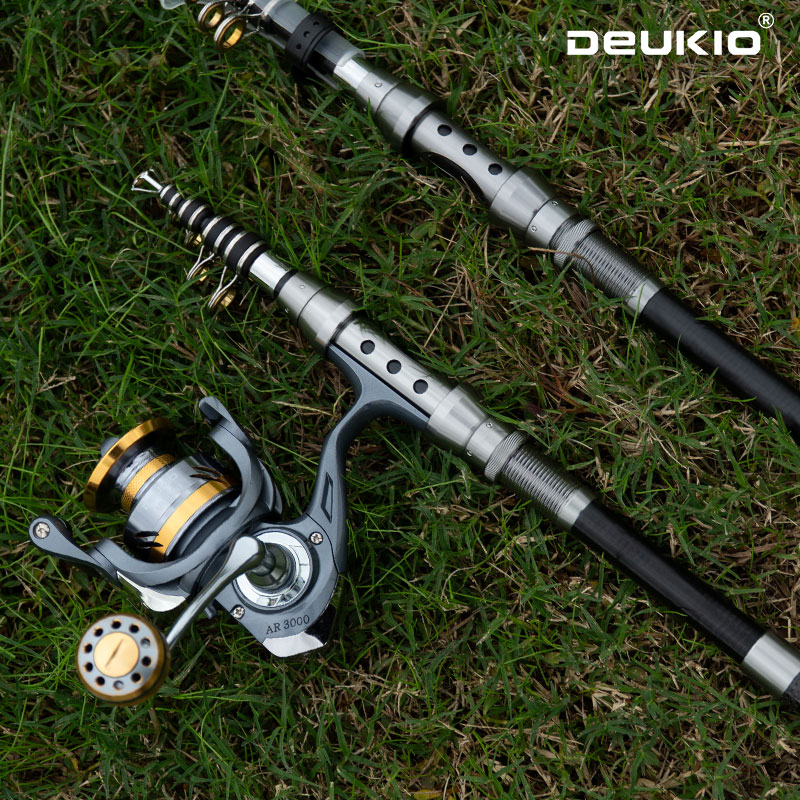 DEUKIO Canna da pesca e muline - Fishing Rod Combo recensione e prezzo